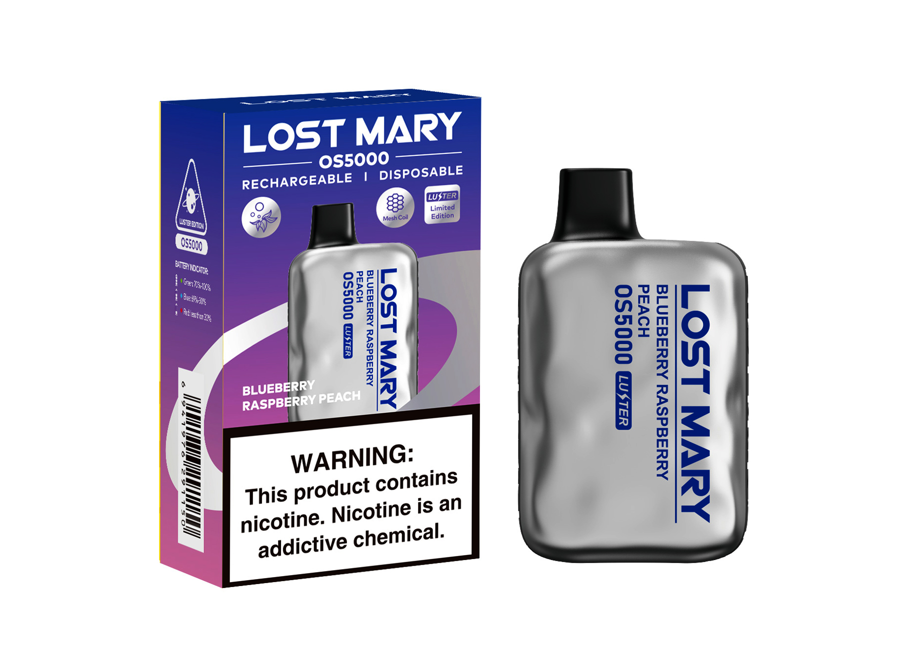 Lost Mary - Blueberry Raspberry Peach