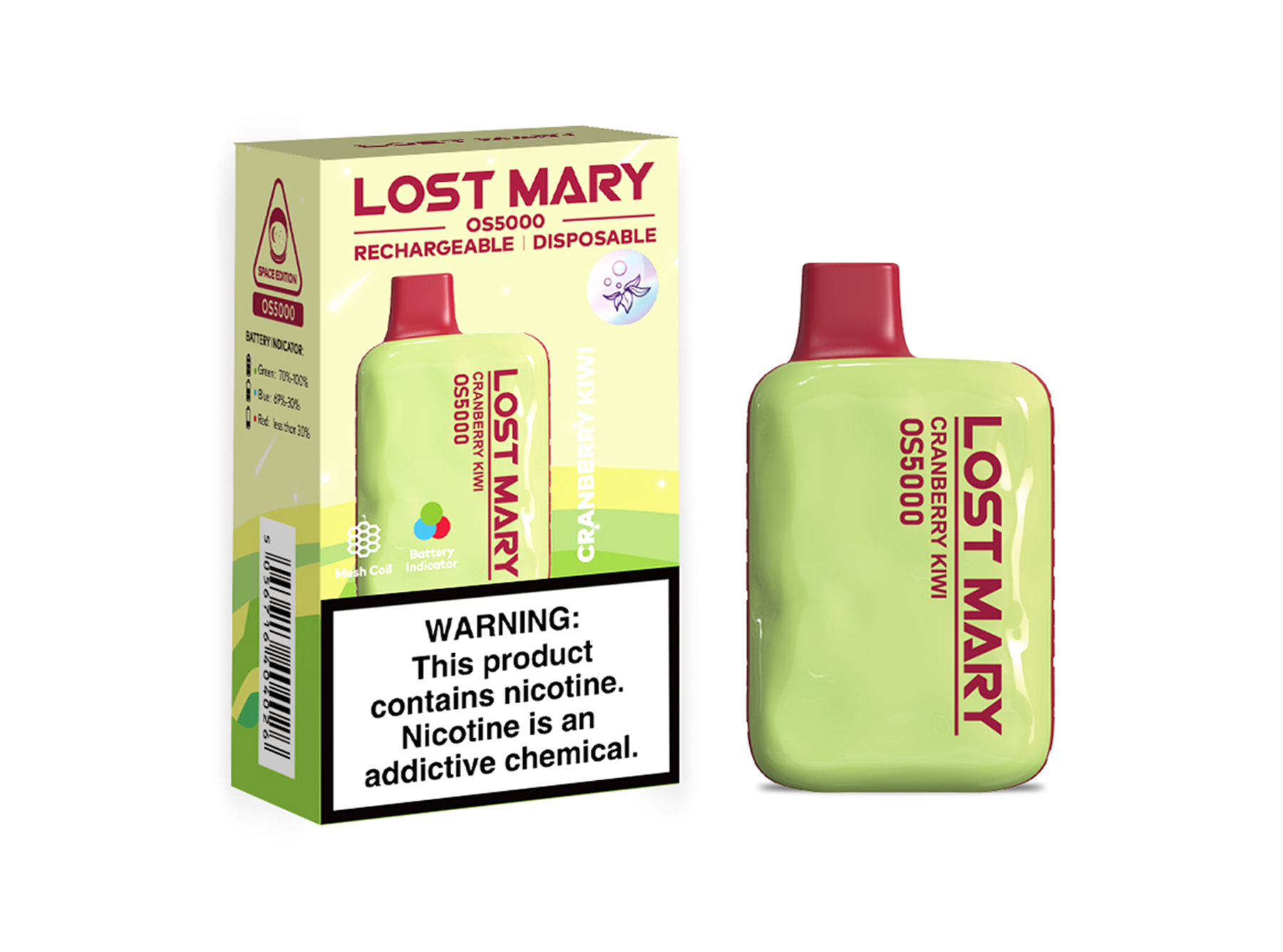 Lost Mary - Cranberry Kiwi