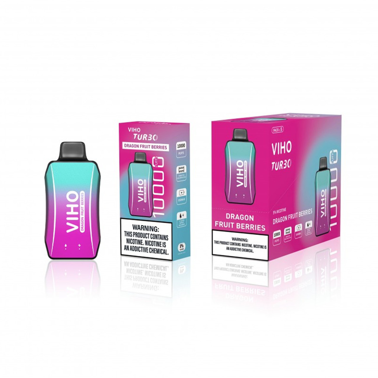 VIHO Turbo 10000 - Dragon Fruit Berries