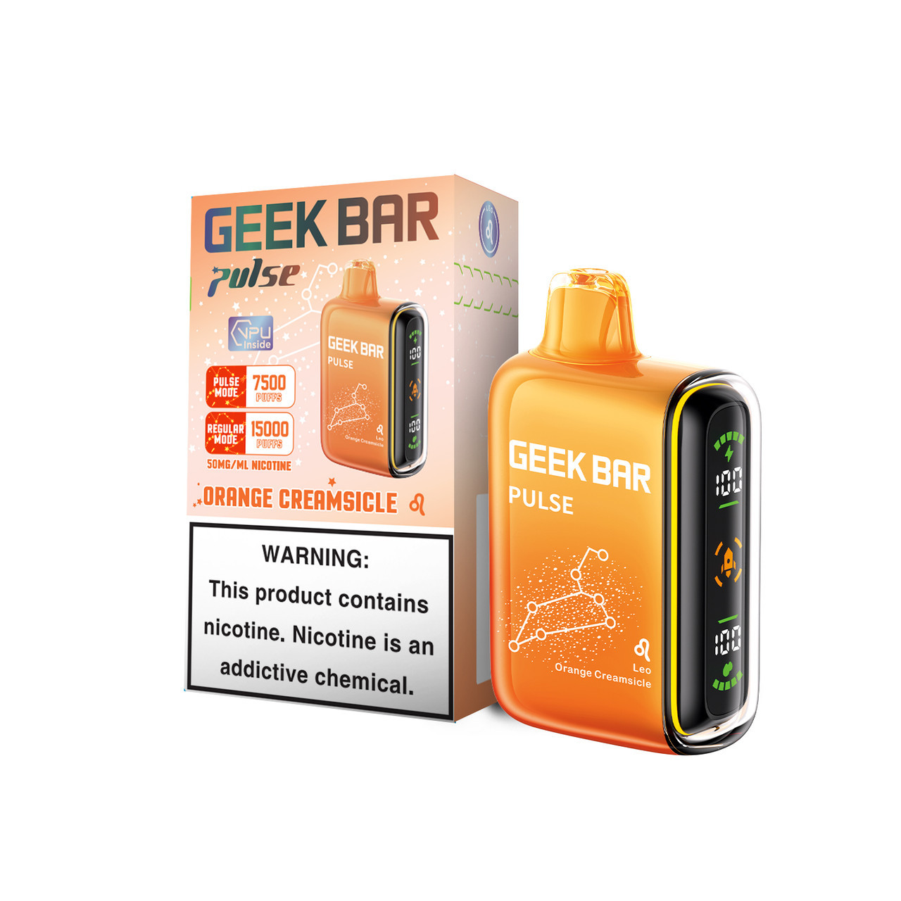 Geek Bar - Orange Creamsicle