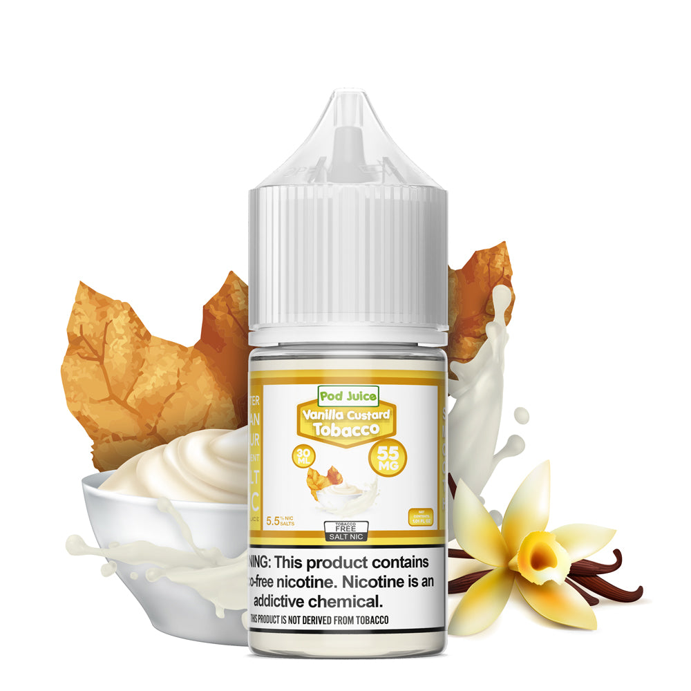 Pod Juice - Vanilla Custard Tobacco