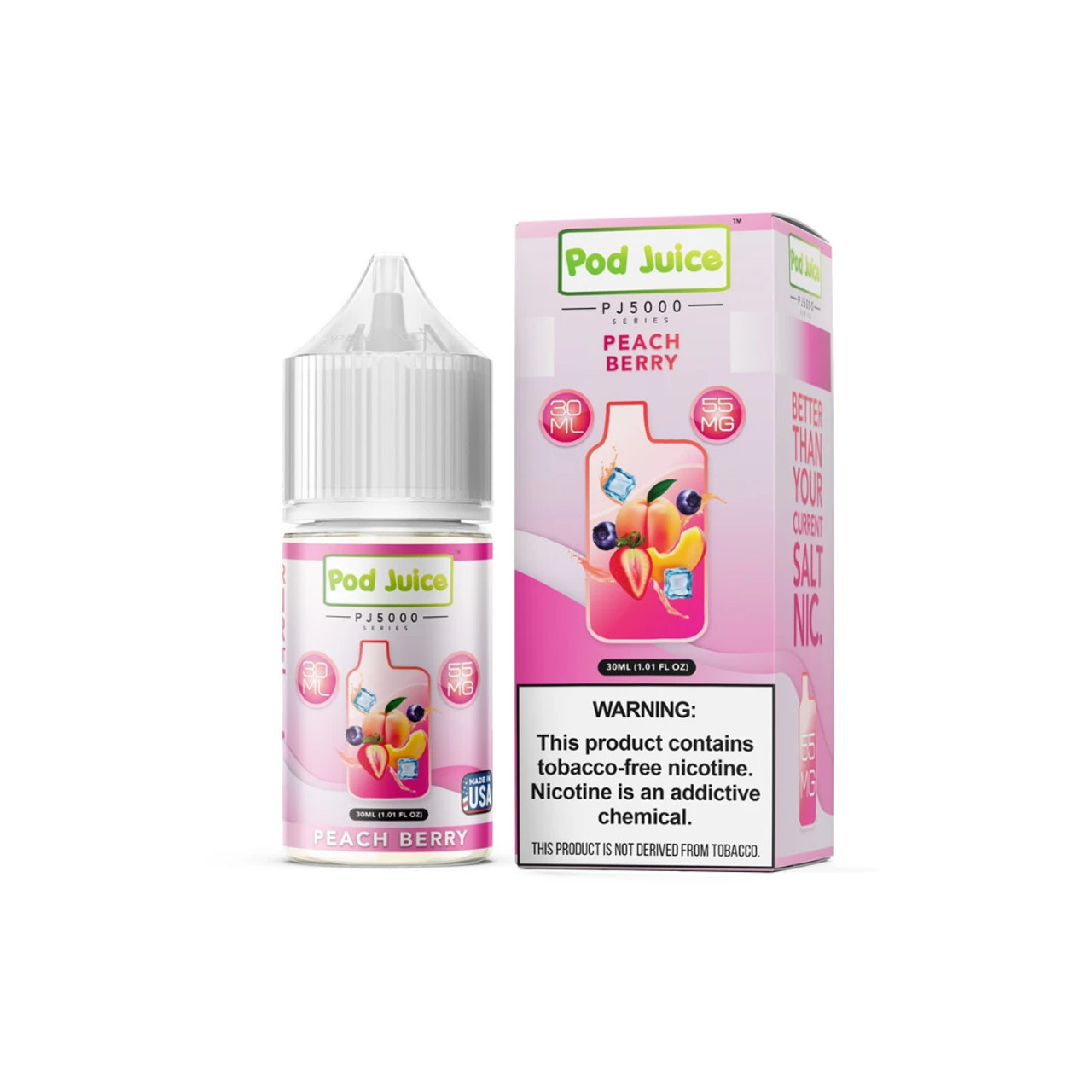 Pod Juice - Peach Berry