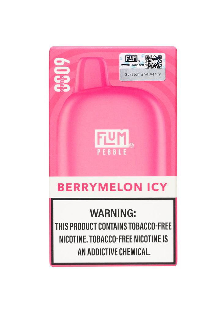 Flum Pebble 6000 - Berrymelon Icy