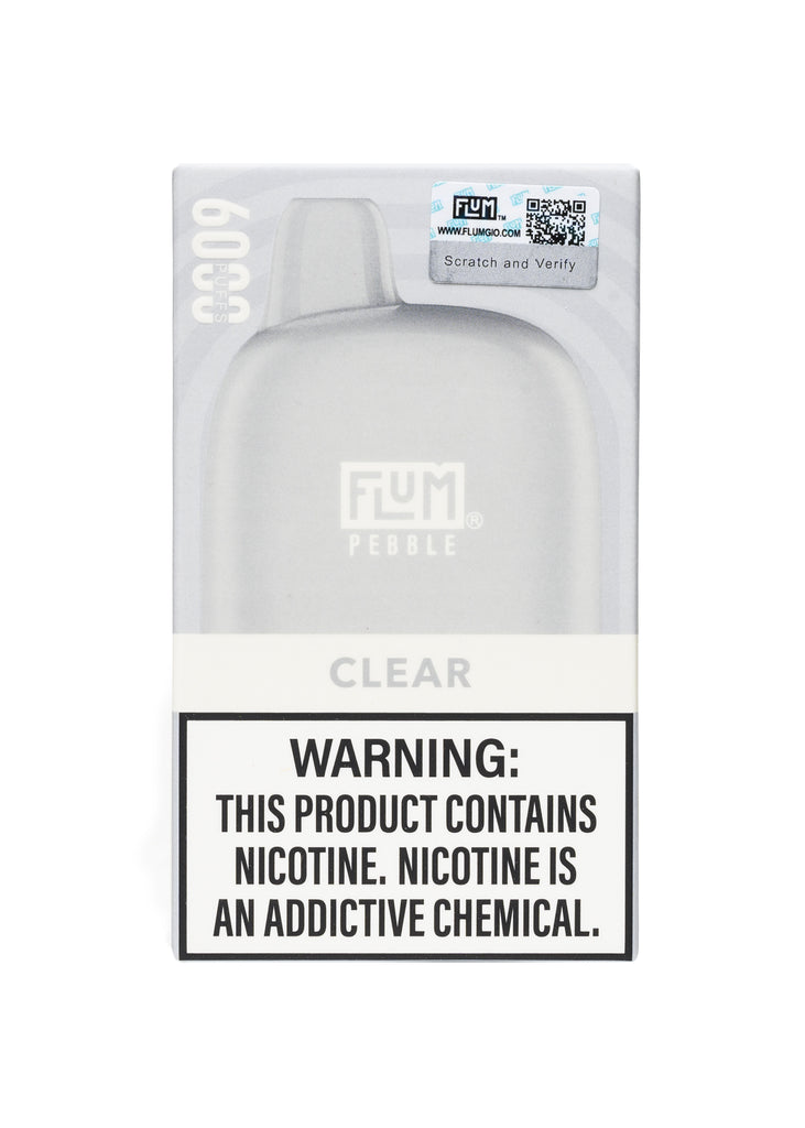 Flum Pebble 6000 - Clear (Unflavored)