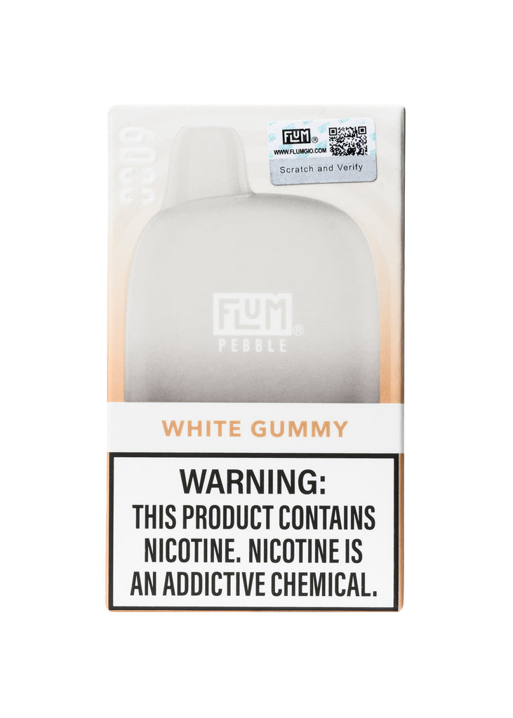 Flum Pebble 6000 - White Gummy